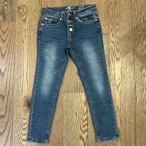 EUC 7 For All ManKind  Blue Tight At The Ankles Jeans